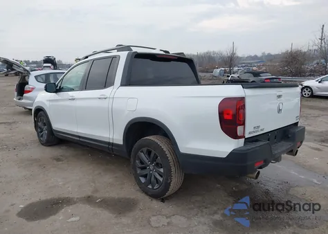 2021 Honda Ridgeline Awd Sport из США, поврежденный, VIN 5FPYK3F14MB022127